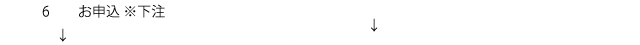 お申込 ※下注